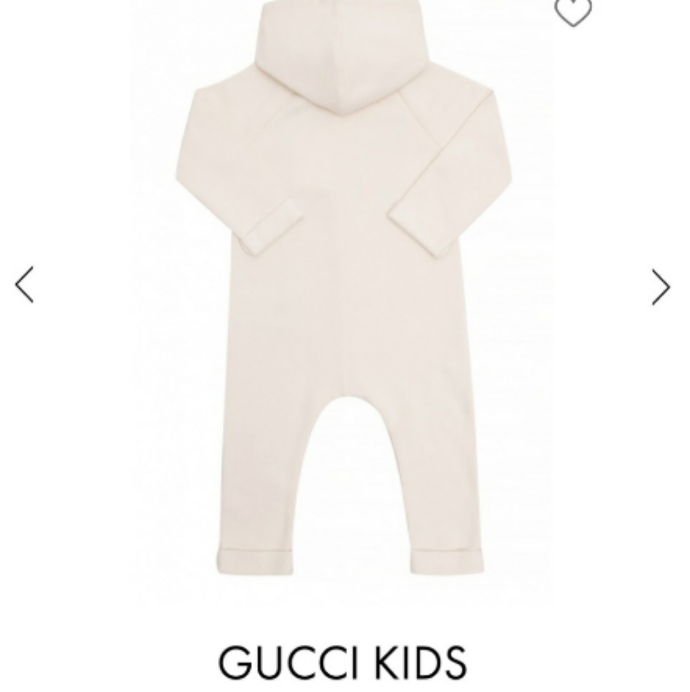 Gucci Baby Hooded Romper - Picture 3 of 11